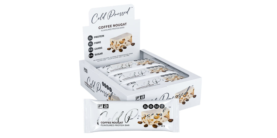Fibre Boost Cold Pressed Coffee Nougat Protein Bar