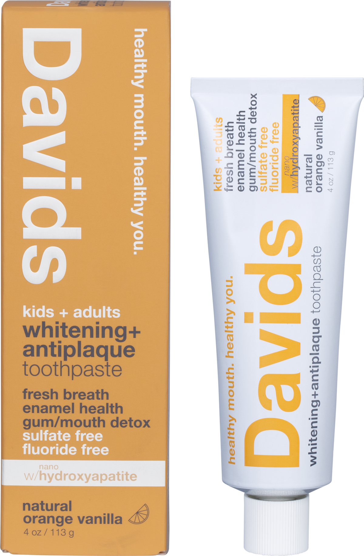 Whitening + Antiplaque Orange + Vanilla