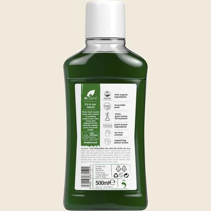 Dr. Organic Mouthwash Aloe Vera 500ml