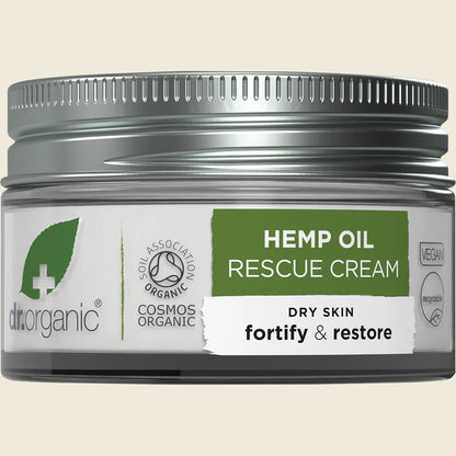 Dr. Organic Rescue Cream Hemp Oil 50ml