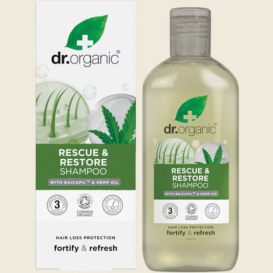 Dr. Organic Rescue & Restore Shampoo Hemp Oil 265ml