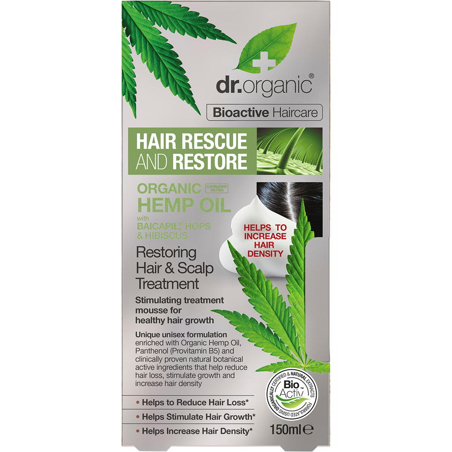 Hair & Scalp Treatment Mousse Rescue Restore Hemp Oil