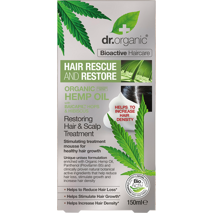 Hair & Scalp Treatment Mousse Rescue Restore Hemp Oil
