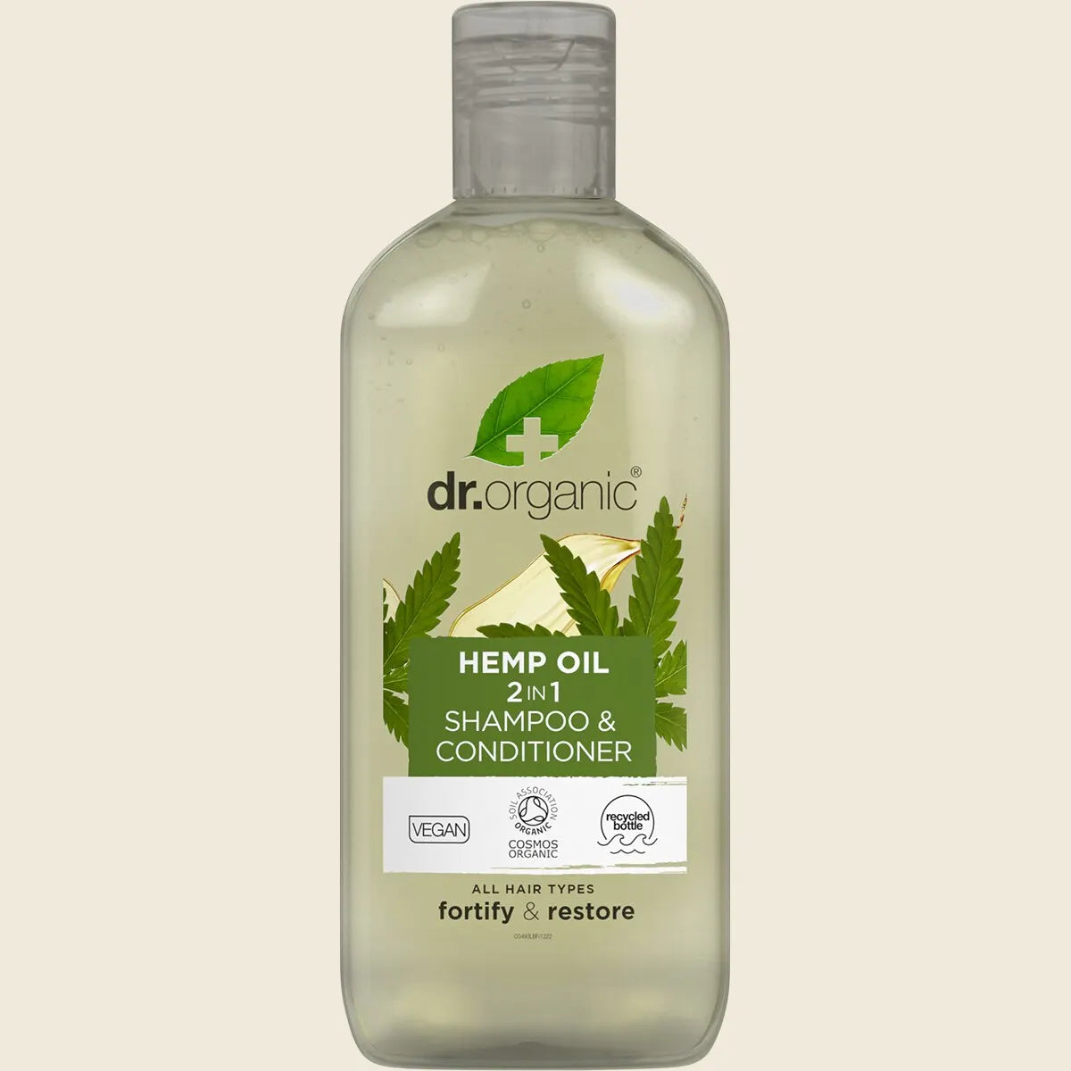 Dr. Organic 2 in 1 Shampoo Conditioner Hemp Oil 265ml