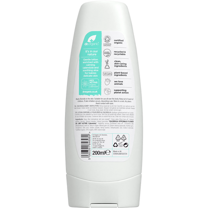 Unfragranced Baby Lotion Organic Calendula