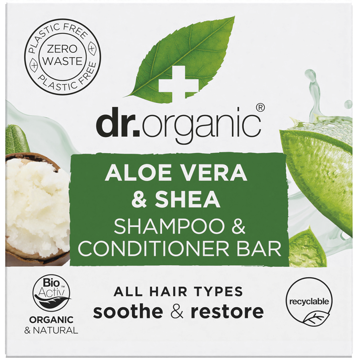 Shampoo & Conditioner Bar Aloe Vera & Shea All Hair