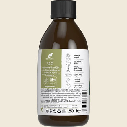 Dr. Organic Castor Oil 100% Pure 250ml