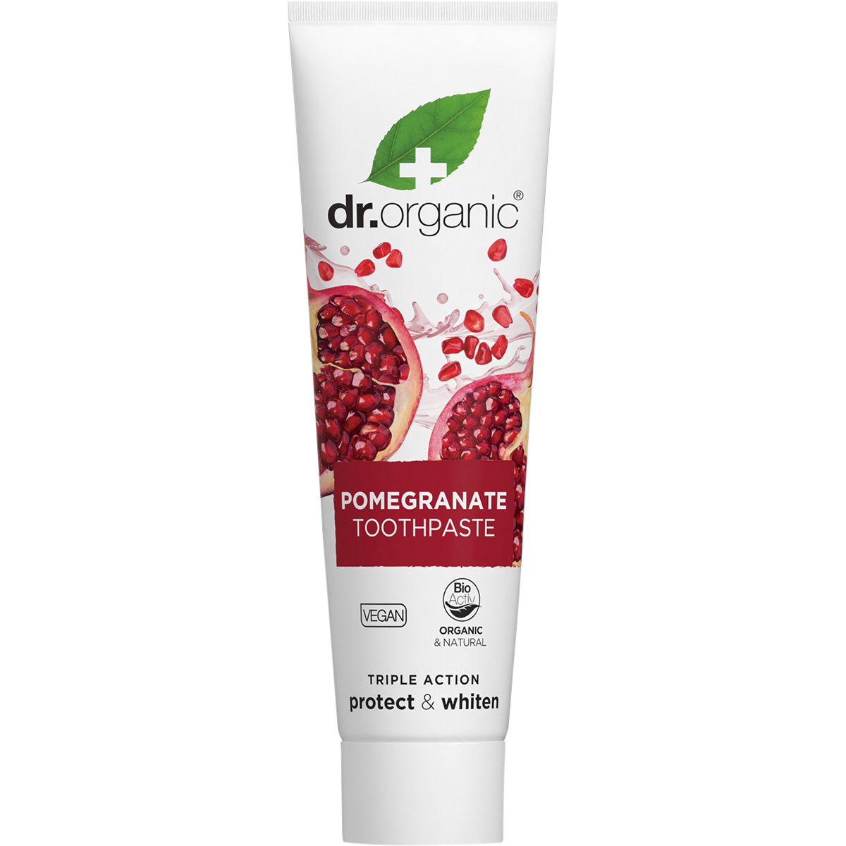 Toothpaste Whitening Organic Pomegranate