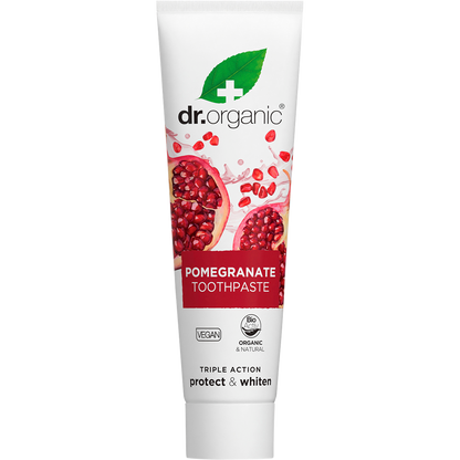 Toothpaste Whitening Organic Pomegranate