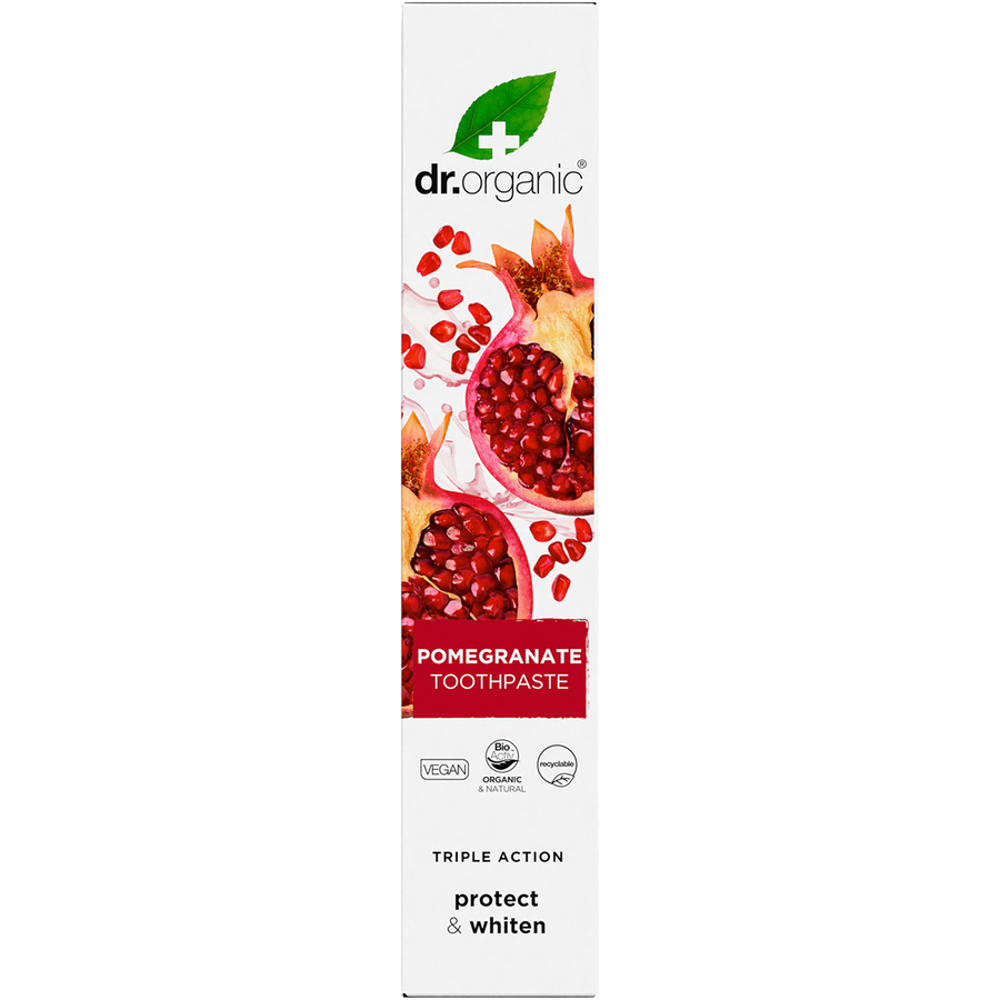 Toothpaste Whitening Organic Pomegranate