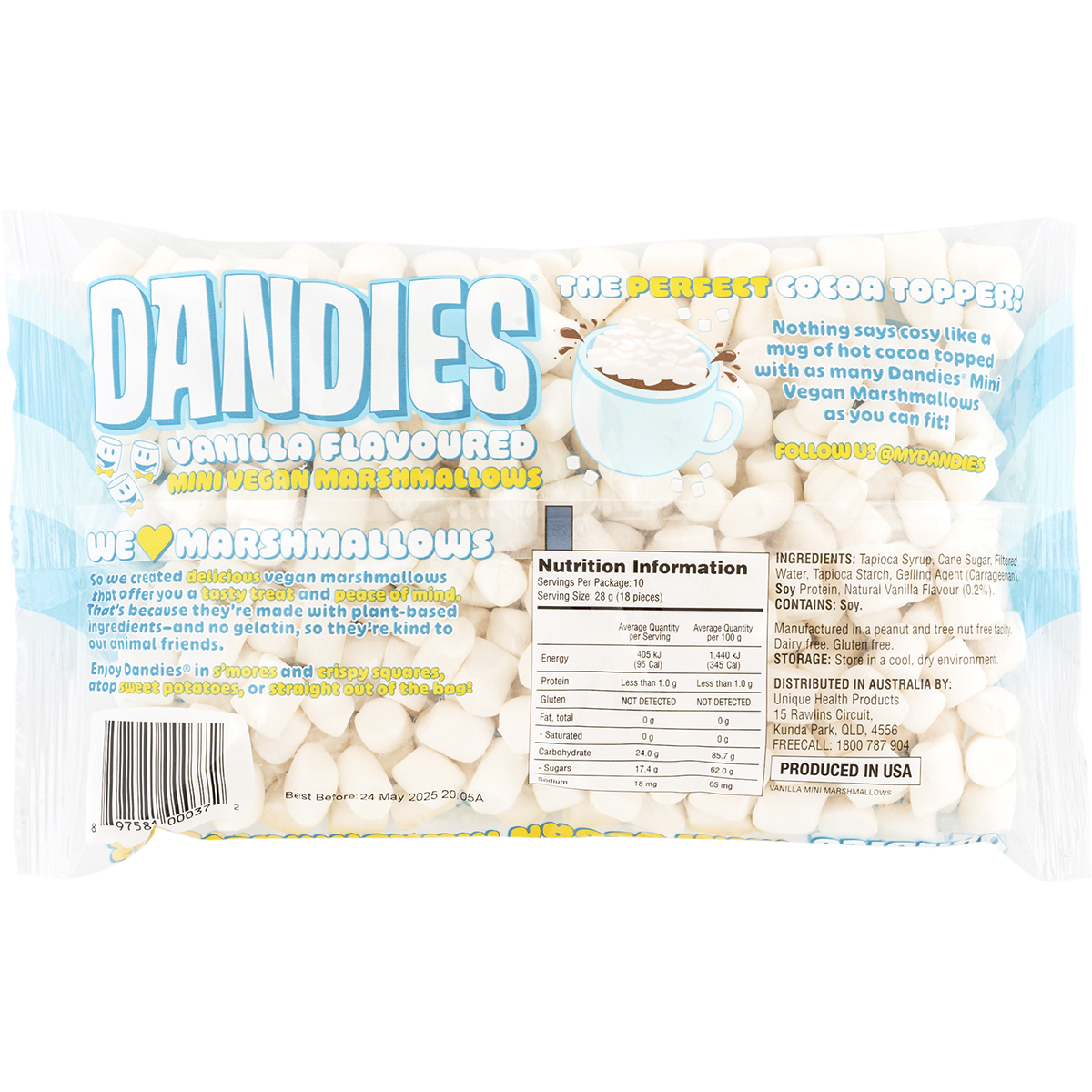 Vegan Vanilla Marshmallows Mini Size