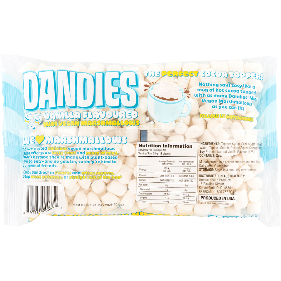 Dandies Vegan Vanilla Marshmallows