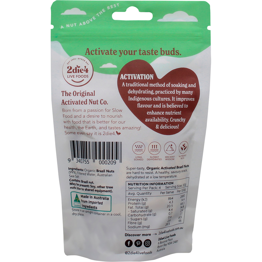 Organic Activated Brazil Nuts