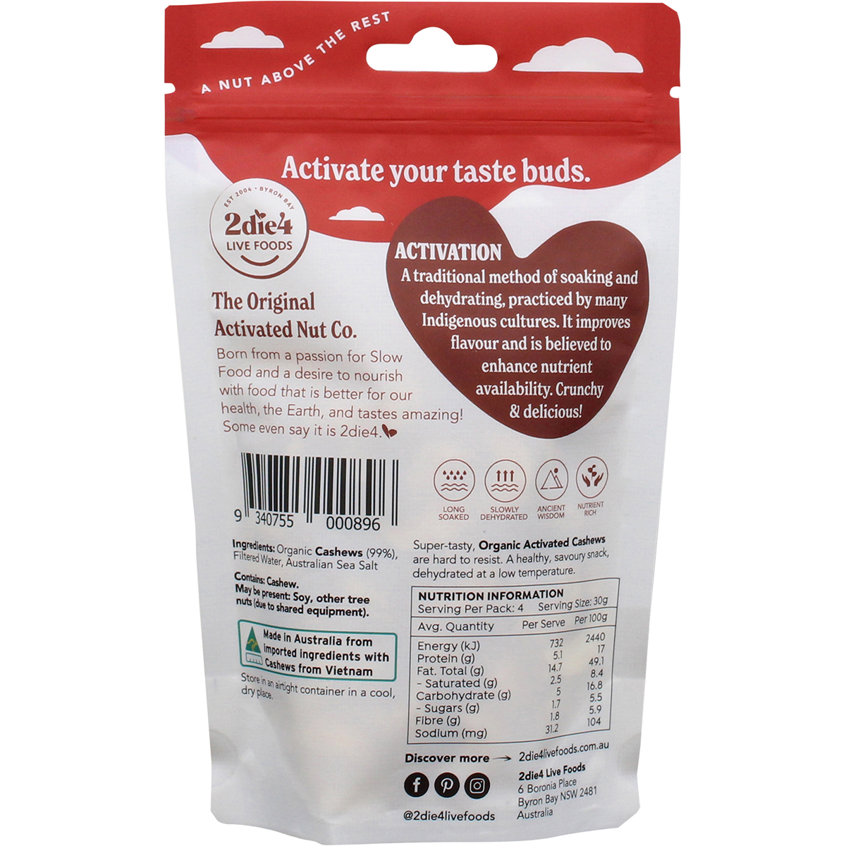 Organic Activated Cashews