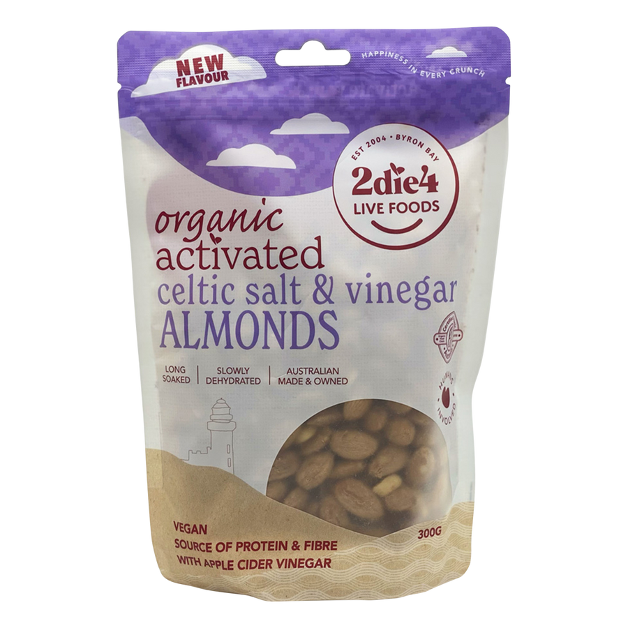 Organic Activated Celtic Salt & Vinegar Almonds