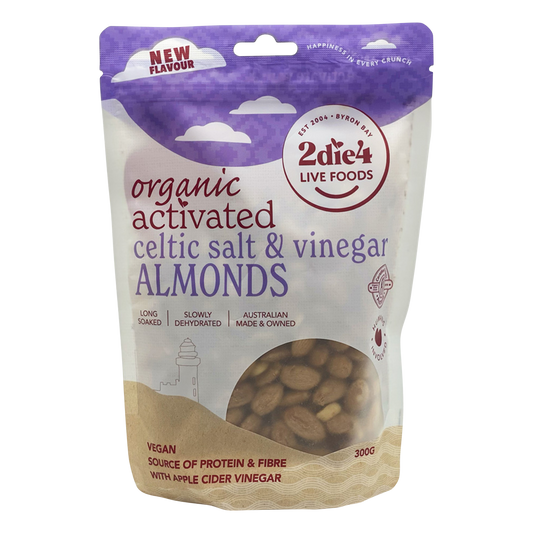 Organic Activated Celtic Salt & Vinegar Almonds