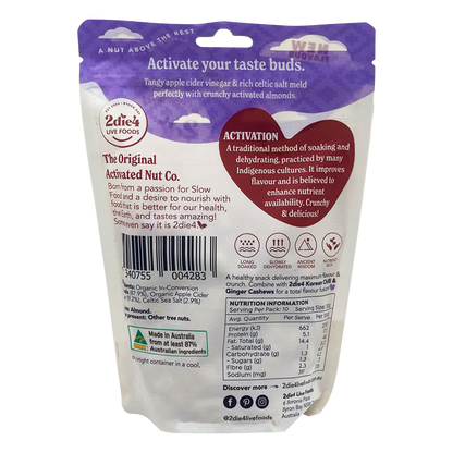 Organic Activated Celtic Salt & Vinegar Almonds