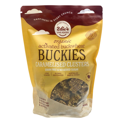 Organic Activated Buckies Caramelised Clusters