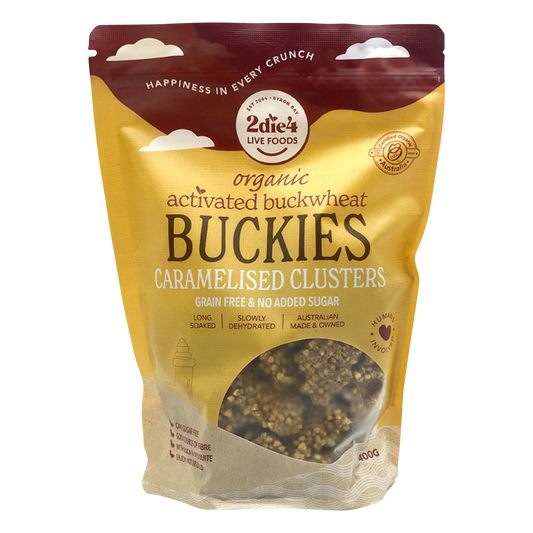 Organic Activated Buckies Caramelised Clusters