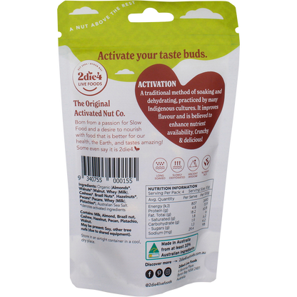 Organic Activated Mixed Nuts with Fresh Whey
