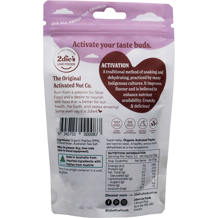 Organic Activated Pepitas