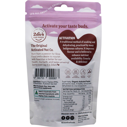 Organic Activated Pepitas