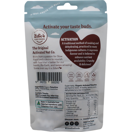Organic Activated Pistachios