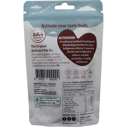 Organic Activated Pistachios