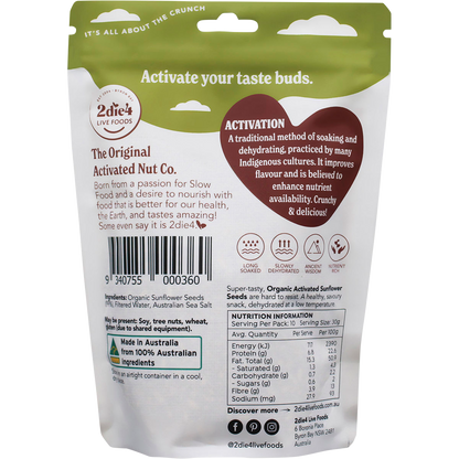 Organic Activated Sunflower Seed