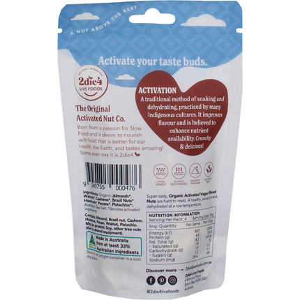 Organic Activated Mixed Nuts Vegan