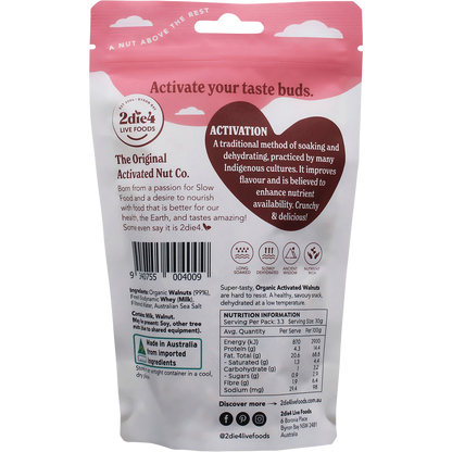 Organic Activated Walnuts with Fresh Whey