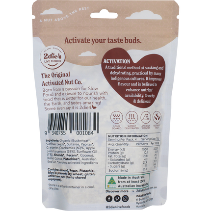 Organic Activated Muesli Vegan