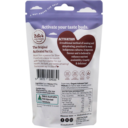 Organic Activated Walnuts Vegan