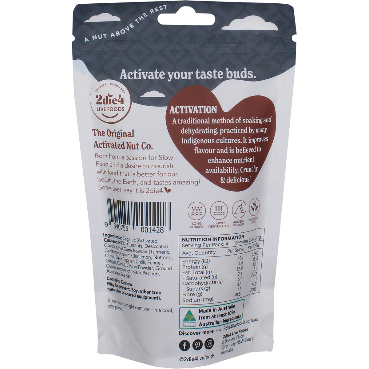 Organic Activated Masala Cashews