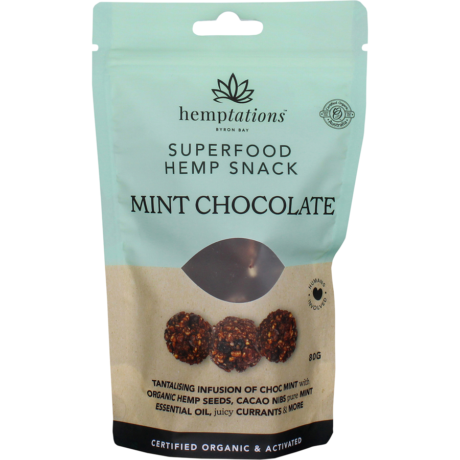 Hemptations Superfood Hemp Snack Mint Chocolate