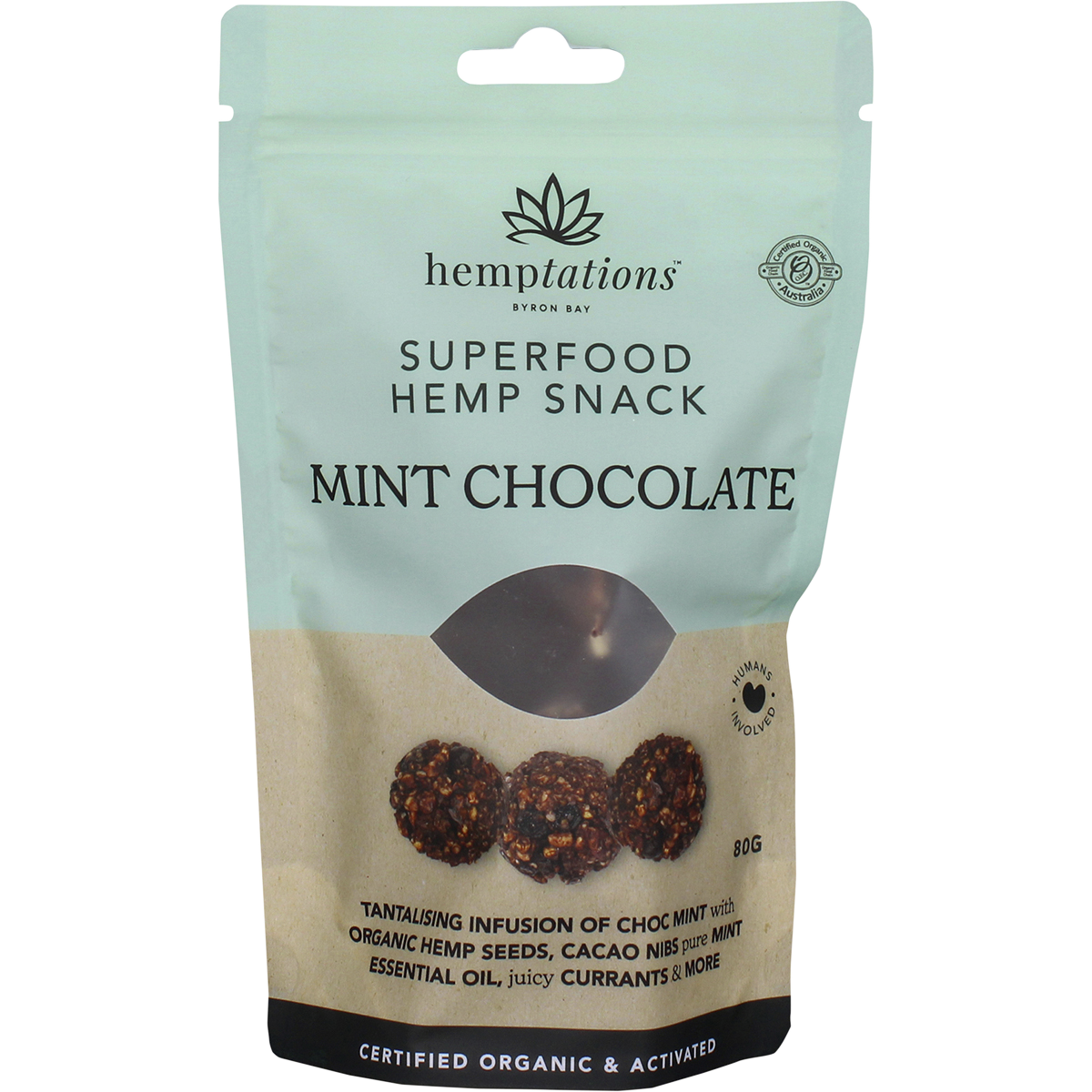 Hemptations Superfood Hemp Snack Mint Chocolate