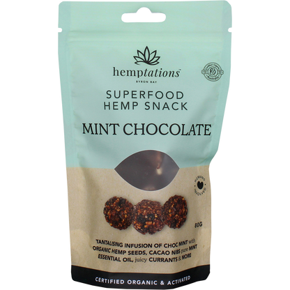 Hemptations Superfood Hemp Snack Mint Chocolate