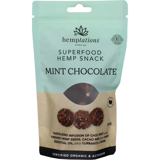 Hemptations Superfood Hemp Snack Mint Chocolate