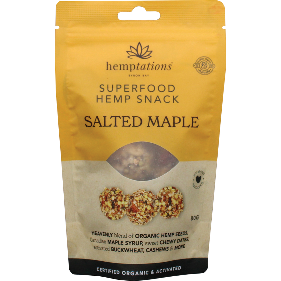 Hemptations Superfood Hemp Snack Salted Maple