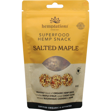 Hemptations Superfood Hemp Snack Salted Maple