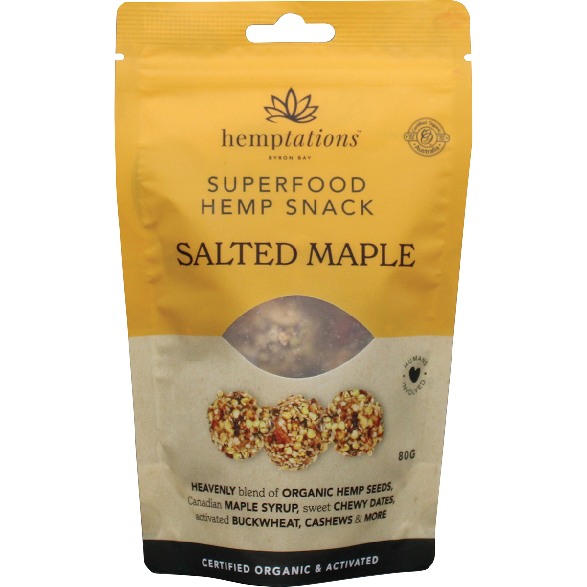 Hemptations Superfood Hemp Snack Salted Maple