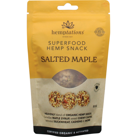 Hemptations Superfood Hemp Snack Salted Maple