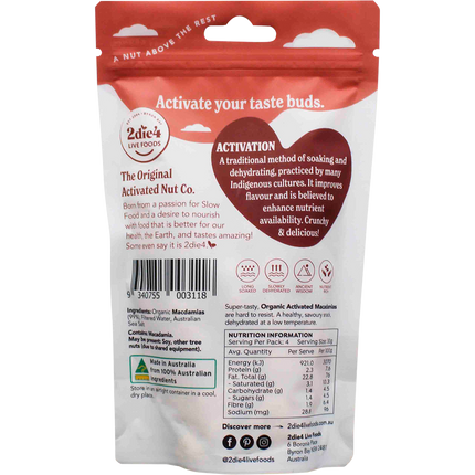 Organic Activated Macadamias