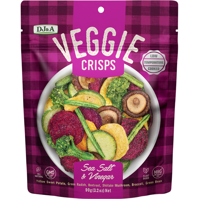 DJ&A Veggie Crisps Sea Salt & Vinegar