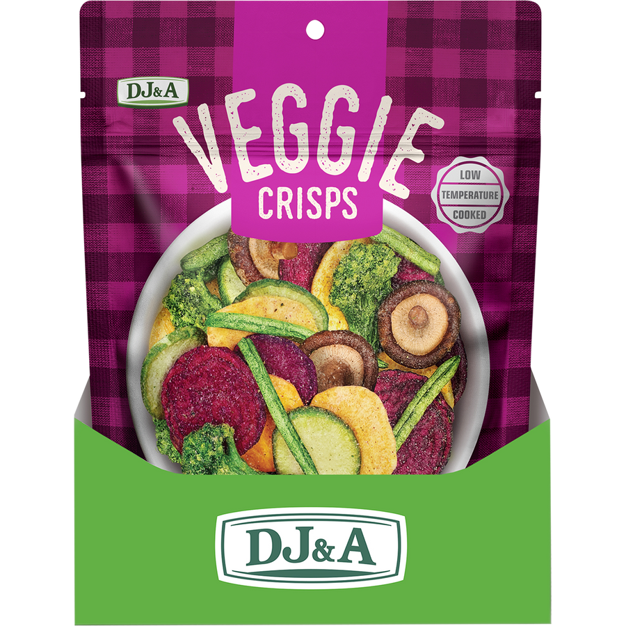 DJ&A Veggie Crisps Sea Salt & Vinegar