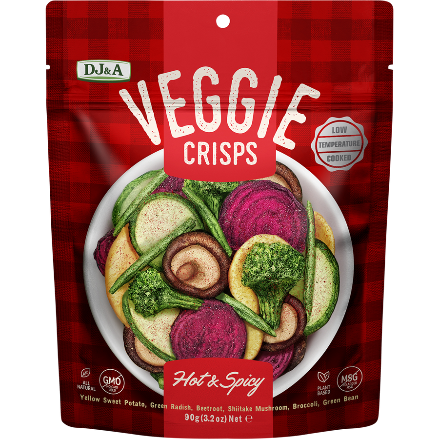 DJ&A Veggie Crisps Hot & Spicy