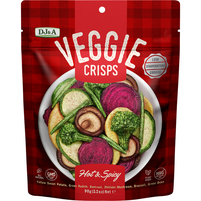 DJ&A Veggie Crisps Hot & Spicy