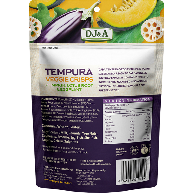 DJ&A Tempura Veggie Crisps