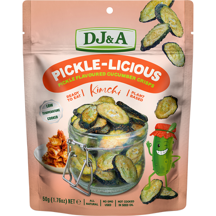 Pickle-Licious Pickle Flavoured Cucumber Kimchi - Front View