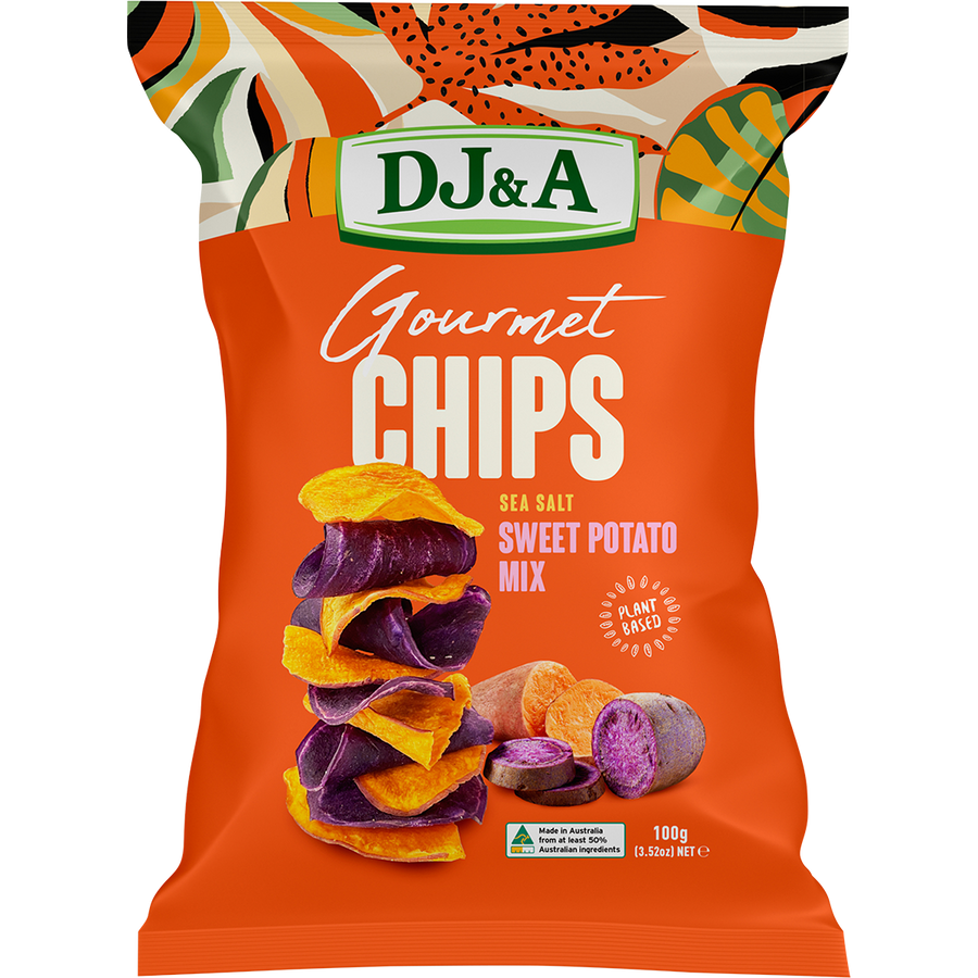 DJ&A Gourmet Chips Sweet Potato Mix Sea Salt